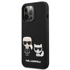 Karl Lagerfeld Slilicone Karl & Choupette Magsafe - Etui iPhone 13 Pro (czarny)