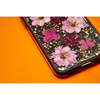 PURO Glam Hippie Chic Cover - Hülle für iPhone XR (echte grüne Blütenblätter)