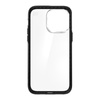 Speck Presidio Perfect-Clear avec Impact Geometry - Coque pour iPhone 14 Pro Max avec revêtement MICROBAN (transparent / noir)