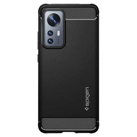 Spigen Rugged Armor - pouzdro pro Xiaomi 12 / 12 X (černé)