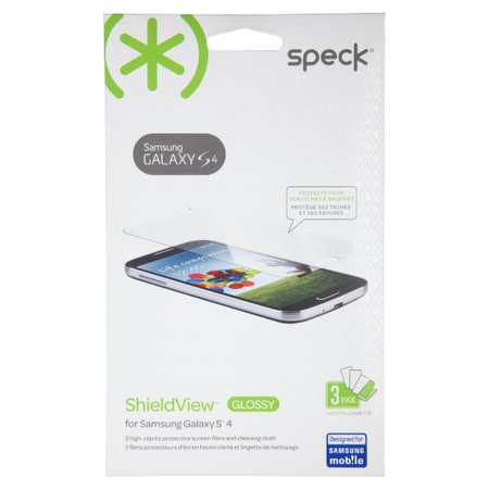 Speck Shieldview Glossy - Samsung Galaxy S4 protective film (3-pack)