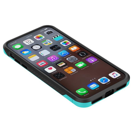 Zizo Star Diamond Hybrid Cover - iPhone X Hülle (Teal/Schwarz)