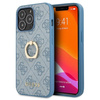 Pouzdro Guess 4G Ring Case - pouzdro pro iPhone 13 Pro (modré)