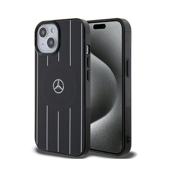 Mercedes dvouvrstvé pouzdro MagSafe - iPhone 15 (černé)