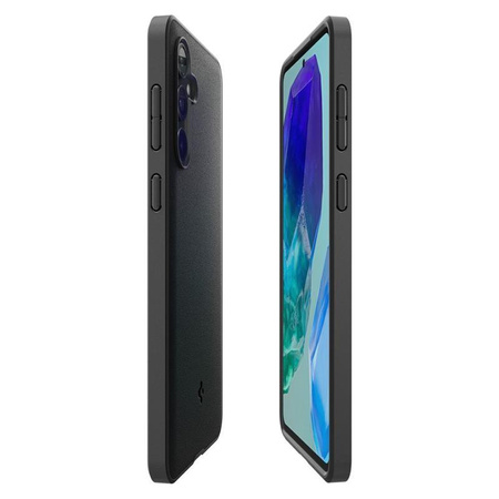 Spigen Essential SandBlast - Gehäuse für Samsung Galaxy M55 5G (Mattschwarz)