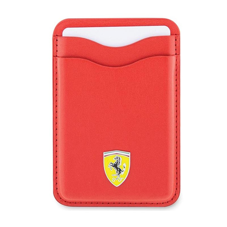 Ferrari Wallet Cardslot MagSafe Leather 2023 - Magnetic Wallet (red)