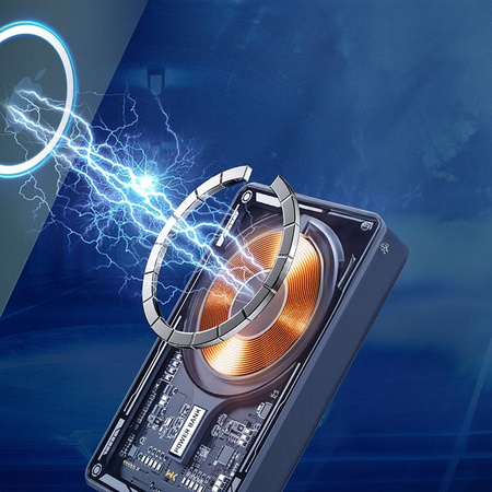 WEKOME WP-287 Vanguard Series - Indukční powerbanka 5000 mAh Rychlé nabíjení PD 20W MagSafe (černá)