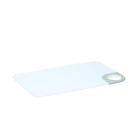 Alpina - Planche à découper en plastique robuste (manche vert)