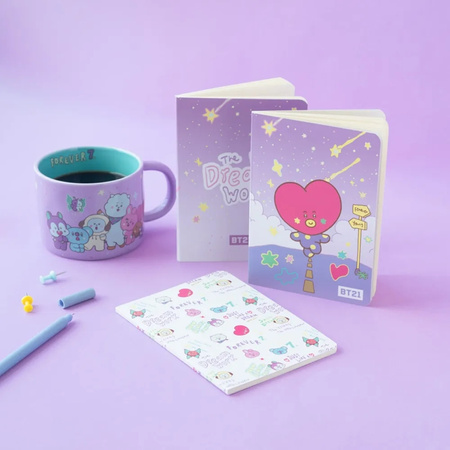 BT21 - Set di quaderni A6 TATA (3 pezzi)
