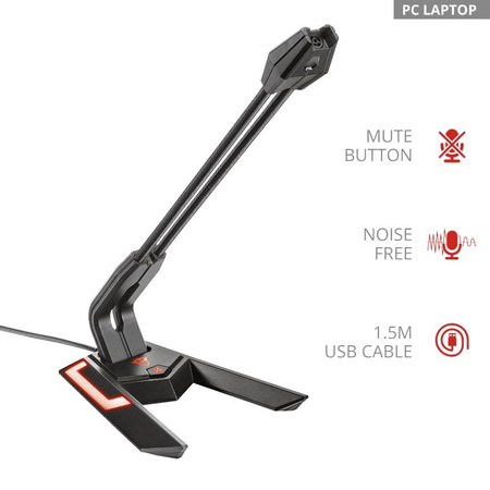 Trust GXT 210 Scorp - Mikrofon USB (Czarny)