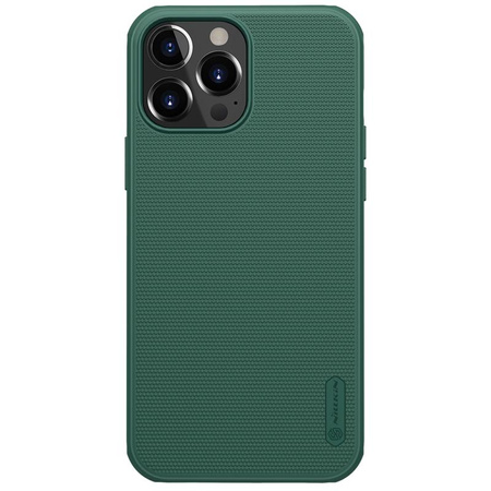 Nillkin Super Frosted Shield Pro - Coque pour Apple iPhone 13 Pro Max (Vert foncé)