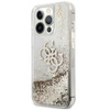 Coque Guess Liquid Glitter 4G Big Logo - iPhone 13 Pro Case (Gold)