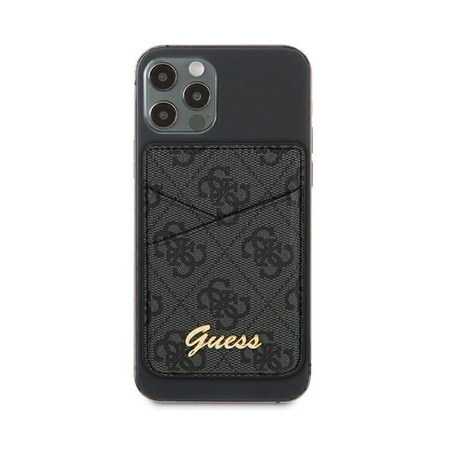 Guess Wallet Card Slot MagSafe 4G - Portfel magnetyczny (szary)