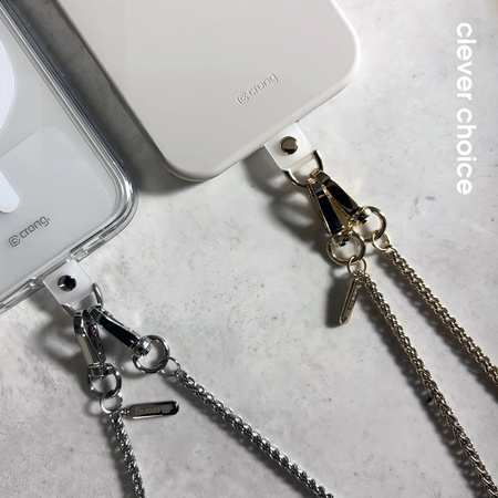 Crong Phone Crossbody - Phone pendant lanyard (Gold Link)