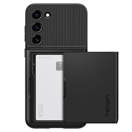 Spigen Slim Armor CS - Gehäuse für Samsung Galaxy S23+ (Schwarz)