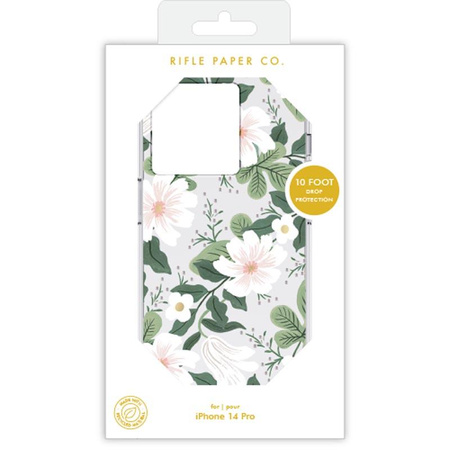 Rifle Paper Clear – Case pro iPhone 14 Pro (Willow)
