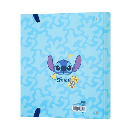 Disney Stitch Tropical - A4 binder (4 rings, rubber band)