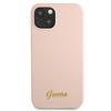 Étui Guess Silicone Script MagSafe - iPhone 13 (rose)