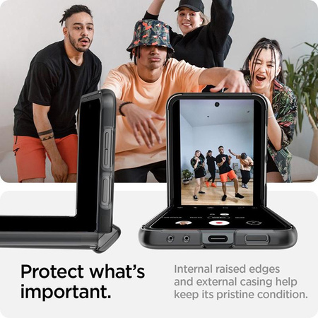 Spigen Thin Fit Pro - Gehäuse für Samsung Galaxy Z Flip 5 (Frostgrau)