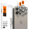 Spigen Optik Pro GLAS.TR EZ Fit kameravédő 2-Pack - lencsevédő üveg iPhone 15 Pro / 15 Pro Max / iPhone 14 Pro / 14 Pro Max (2 db) (natúr)