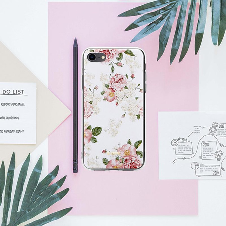 Crong Flower Case - Case iPhone SE (2022/2020) / 8 / 7 (pattern 02)