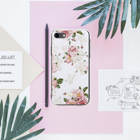 Crong Flower Case - Coque iPhone SE (2022/2020) / 8 / 7 (motif 02)