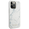 Guess Marble - iPhone 13 Pro Tasche (weiß)