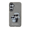 Karl Lagerfeld IML Glitter Karl & Choupette - Samsung Galaxy S24 Case (black)