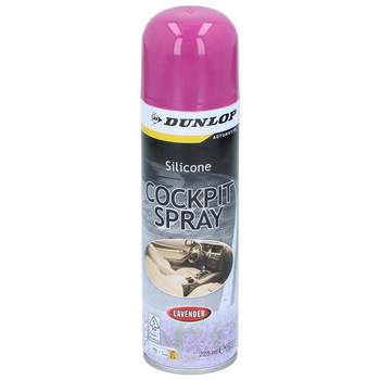 Spray Nabłyszczający do Kokpitu Lawenda Środek do Wnętrza Auta Dunlop 255ml