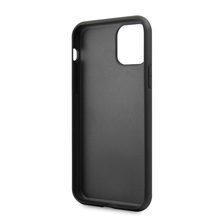 Karl Lagerfeld Double Layer Glitter Iconic - iPhone 11 Pro tok (fekete)