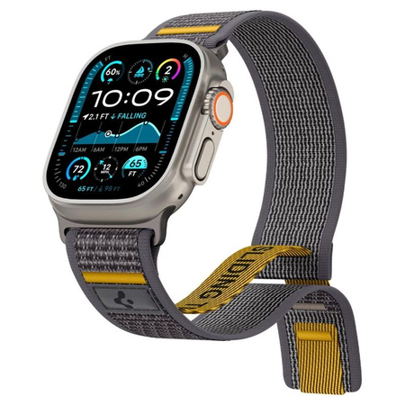 Spigen Athlex Air - Armband für Apple Watch 44/45/46/49 mm (Active Gray)