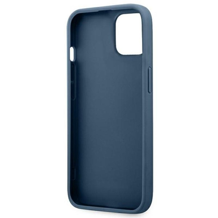 Guess 4G Printed Stripe - pouzdro pro iPhone 13 Mini (modré)