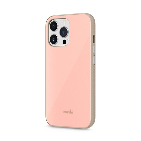 Moshi iGlaze Slim Hardshell tok - iPhone 13 Pro tok (SnapTo rendszer) (Dahlia Pink)