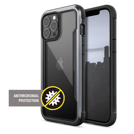 X-Doria Raptic Shield Pro - iPhone 13 Pro Max Case (Anti-bacterial) (Black)