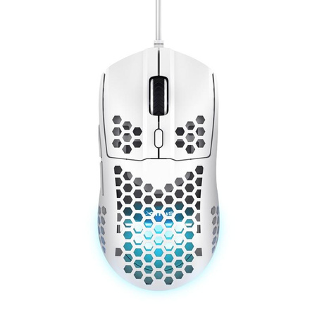 Trust GXT 928W Helox - Souris optique pour joueurs 6400 DPI & RGB (Blanc)