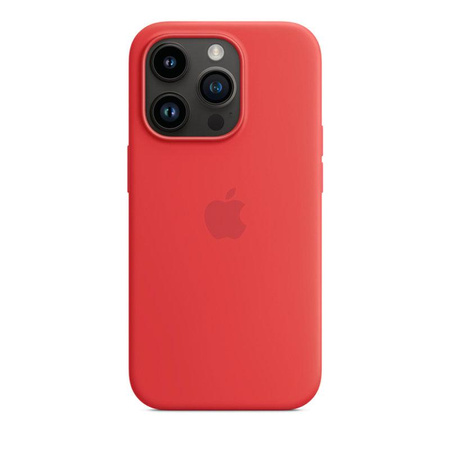 Apple Silicone Case - Silikonowe etui z MagSafe do iPhone 14 Pro (PRODUCT)RED