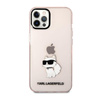 Karl Lagerfeld IML NFT Choupette - iPhone 12 / iPhone 12 Pro tok (rózsaszín)
