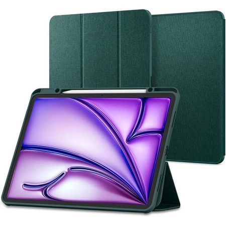 Spigen Urban Fit - Etui do iPad Air 11” M2 (2024) / iPad Air 10.9” (5-4 gen.) (2022-2020) (Midnight Green)