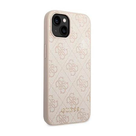 Guess 4G Metal Gold Logo - iPhone 14 Case (pink)