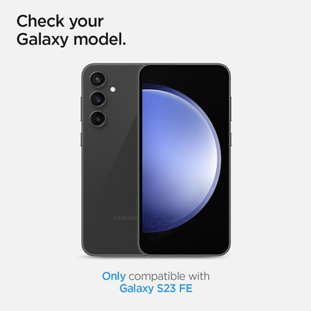 Spigen Optik Pro GLAS.TR EZ Fit Camera Protector 2-Pack - Lens protection glass for Samsung Galaxy S23 FE (2 pcs) (Black)