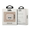 Karl Lagerfeld Choupette Head Glitter - AirPods 3 Case (Gold)