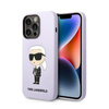 Karl Lagerfeld Silikon NFT Ikonik - iPhone 14 Pro Tasche (lila)