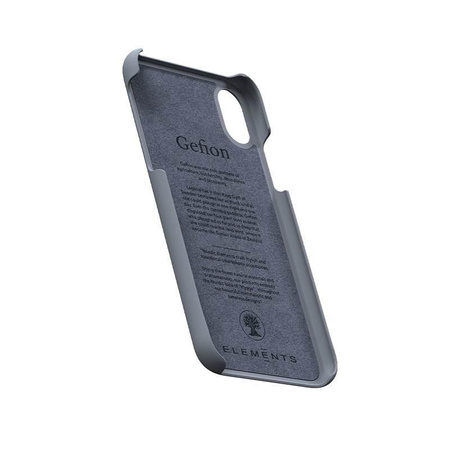 Nordic Elements Original Gefion - Dřevěné pouzdro pro iPhone Xs / X (Mid Grey)