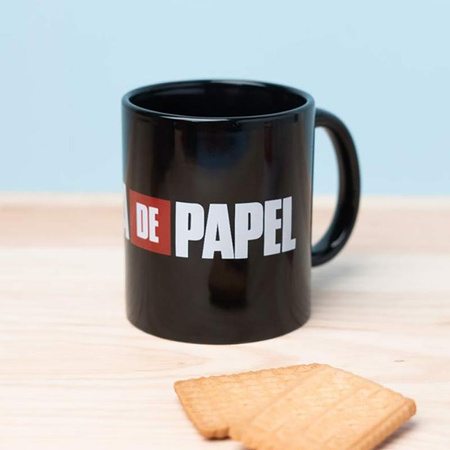 Dom z Papieru - Kubek ceramiczny w pudełku prezentowym 330 ml (La Casa De Papel Logo)