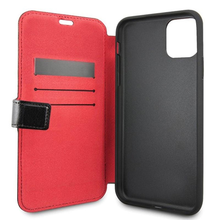 Karl Lagerfeld Booktype - iPhone 11 Pro Max Hülle mit Kartenfächern (Schwarz)