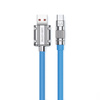 WEKOME WDC-186 Wingle sorozat - USB-A USB-C gyors töltő csatlakozókábel 1 m (kék)