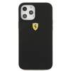 Ferrari On Track Silicone - pouzdro pro iPhone 12 / iPhone 12 Pro (černé)