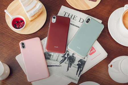 Moshi iGlaze - Etui iPhone Xs Max (Taupe Pink)