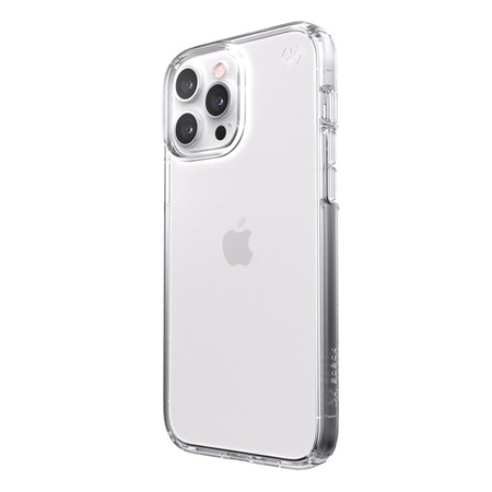 Speck Presidio Perfect-Clear - pouzdro pro iPhone 13 Pro Max / iPhone 12 Pro Max s povrchovou úpravou MICROBAN (čiré)