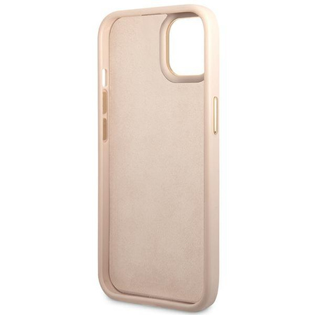 Guess 4G Metal Camera Outline Case - Coque pour iPhone 14 Plus (Rose)